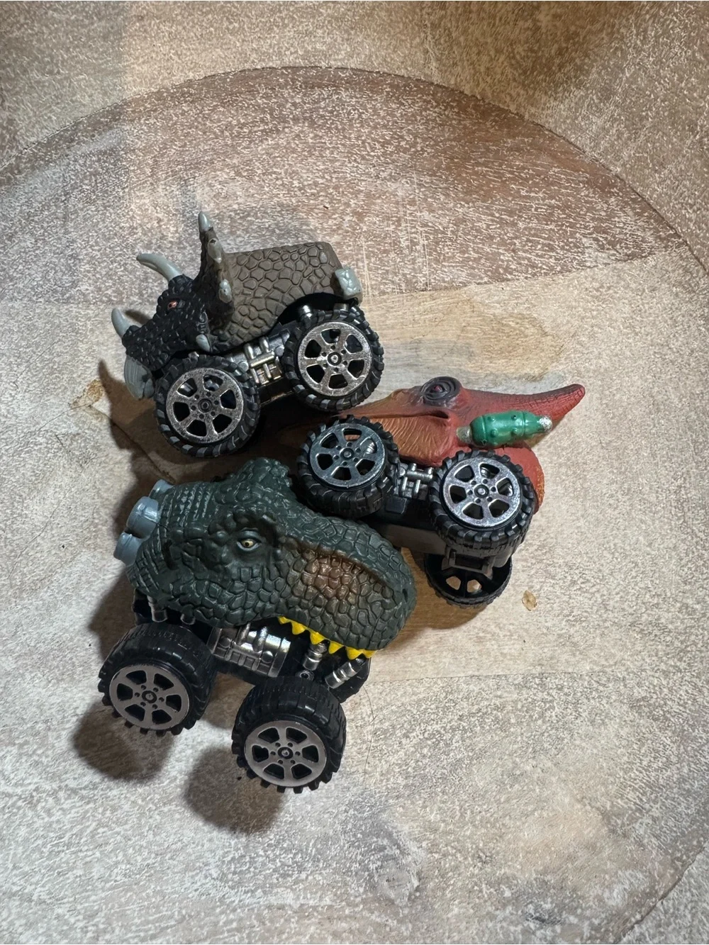 Green Dinosaur Pull and Roll Truck Toy - Kids Toy Vehicle